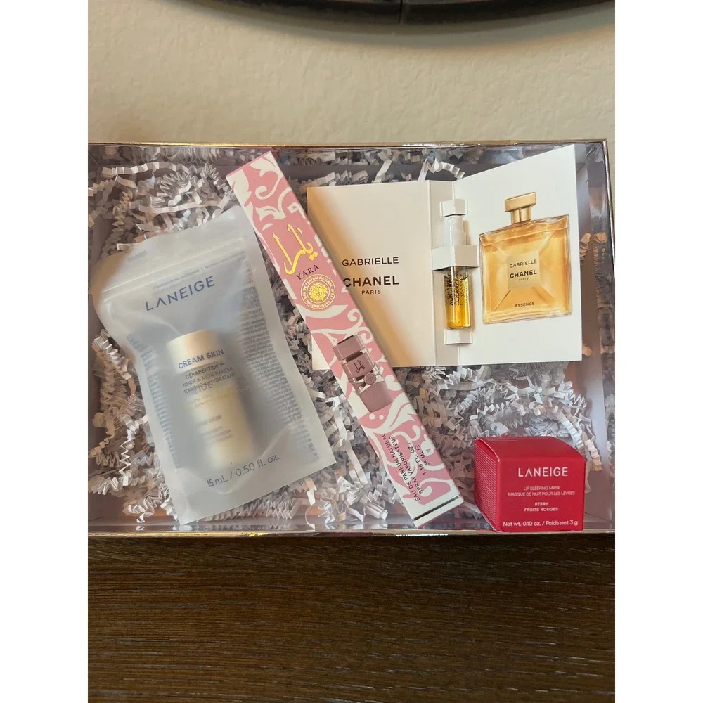 Laneige Skincare Yara Chanel Essence Beauty Gift Set Bundle - Picture 1 of 4